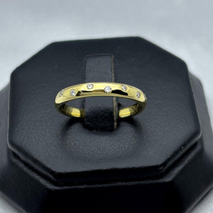 #ADX10103 - Anillo Con Diamante Natural Oro 10K - LX400