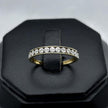 #ADX10107 - Anillo Media Churumbela Con Diamantes Natural Oro 10K - LX255