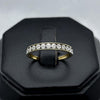 #ADX10107 - Anillo Media Churumbela Con Diamantes Natural Oro 10K - LX255