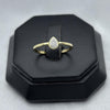 #ADX10109 - Anillo Con Diamante Natural En Gota/Pera Oro 10K - LX255
