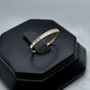 #ADX10110 - Anillo Media Churumbela Con Diamante Natural Oro 10K - MX235