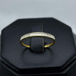 #ADX10110 - Anillo Media Churumbela Con Diamante Natural Oro 10K - MX235