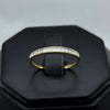 #ADX10110 - Anillo Media Churumbela Con Diamante Natural Oro 10K - MX235