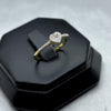 #ADX10111 - Anillo Corazón Con Diamante Natural Oro 10K - MX235