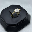 #ADX10114 - Anillo Corazón Con Diamante Natural Oro 10K - LX210