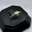 #ADX14101 - Anillo Corazón Diamante Natural Oro 14K - SX210