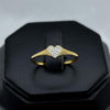#ADX14101 - Anillo Corazón Diamante Natural Oro 14K - SX210