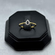 #ADX14106 - Anillo En Gota/Pera Con Diamante Natural Oro 14K - SX235