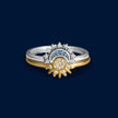 #AL116 - Alianza De Sol Y Luna Con Zirconia Plata - IC4.3
