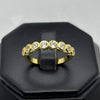 #AOL164 - Anillo Ajustable Piedra Zirconia Oro Laminado 18K
