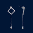 #AR219 - Arete Rombo Con Colgante - IC2.6