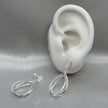 #AR231 - Arete Colgantes Oval Plata - B11/3.1