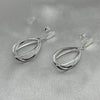 #AR231 - Arete Colgantes Oval Plata - B11/3.1