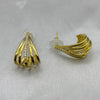 #ARL138 - Arete Con Piedra De Zirconia Oro Laminado 18K