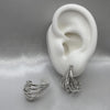 #ARL138 - Arete Con Piedra De Zirconia Oro Laminado 18K