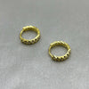 #ARR10121 - Arracada Circular Con Piedra De Zirconia Oro 10K - I07/1.1