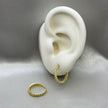 #ARR10121 - Arracada Circular Con Piedra De Zirconia Oro 10K - I07/1.1