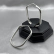 #ARR155 - Arracada Rectangular Plata - CE5.9