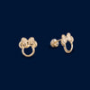 #B10179 - Broquel Silueta Minnie Oro 10K