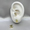 #B10249 - Broquel Doble C Tipo Chanel Oro 10K