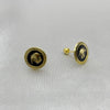 #B10253 - Broquel Medusa Tipo Versace Oro 10K