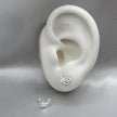 #BR191 - Broquel Oruga Piedra Zirconia Plata - E19