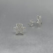 #BR258 - Broquel Estrella Piedra Zirconia Plata - LL1.8