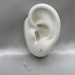 #BR274 - Broquel Con Zirconia Plata - BR