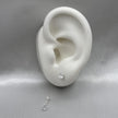 #BR274 - Broquel Con Zirconia Plata - BR