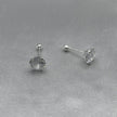 #BR274 - Broquel Con Zirconia Plata - BR