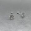 #BR274 - Broquel Con Zirconia Plata - BR