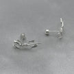 #BR286 - Broquel Lagartija Con Zirconia Plata - F53