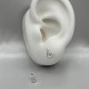 #BR307 - Broquel Cisne Piedra Zirconia Plata