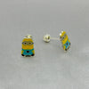 #BR315 - Broquel Minions Stuart Esmaltado Plata