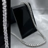 #CAD245 - Cadena Tipo Tenis Con Piedra Zirconia Plata - 100 - 3 mm - PU25.9