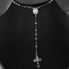 #MR136 - Rosario Virgen De Guadalupe Liso Plata - 3mm - C06/8.0