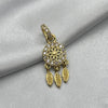 #D10230 - Dije Atrapasueños Con Piedra Zirconia Oro 10K - K01/1.6