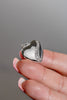 #D201 - Dije/Relicario De Corazón Con Piedra Zirconia Plata - MI4.0
