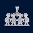 #D264 - Dijes De 4 Niños/Niñas - LL2.5