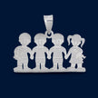 #D264 - Dijes De 4 Niños/Niñas - LL2.5