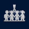 #D264 - Dijes De 4 Niños/Niñas - LL2.5