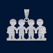 #D264 - Dijes De 4 Niños/Niñas - LL2.5