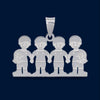 #D264 - Dijes De 4 Niños/Niñas - LL2.5
