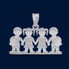 #D264 - Dijes De 4 Niños/Niñas - LL2.5