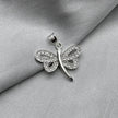#D417 - Dije Libelula Con Piedra Zirconia Plata - ZC2.3