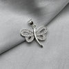 #D417 - Dije Libelula Con Piedra Zirconia Plata - ZC2.3