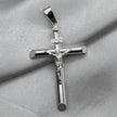 #D422 - Dije Crucifijo Cilíndrico Plata - LL2.2