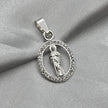 #D505 - Dije San Judas Tadeo Piedra Zirconia Plata - A09/3.8