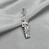 #D525 - Dije San Judas Tadeo Piedra Zirconia Plata - ZC2.3