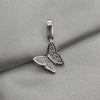 #D534 - Dije Mariposa Con Piedra Zirconia Plata - PU1.2